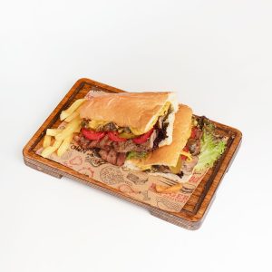 ساندویچ استیک گوشت